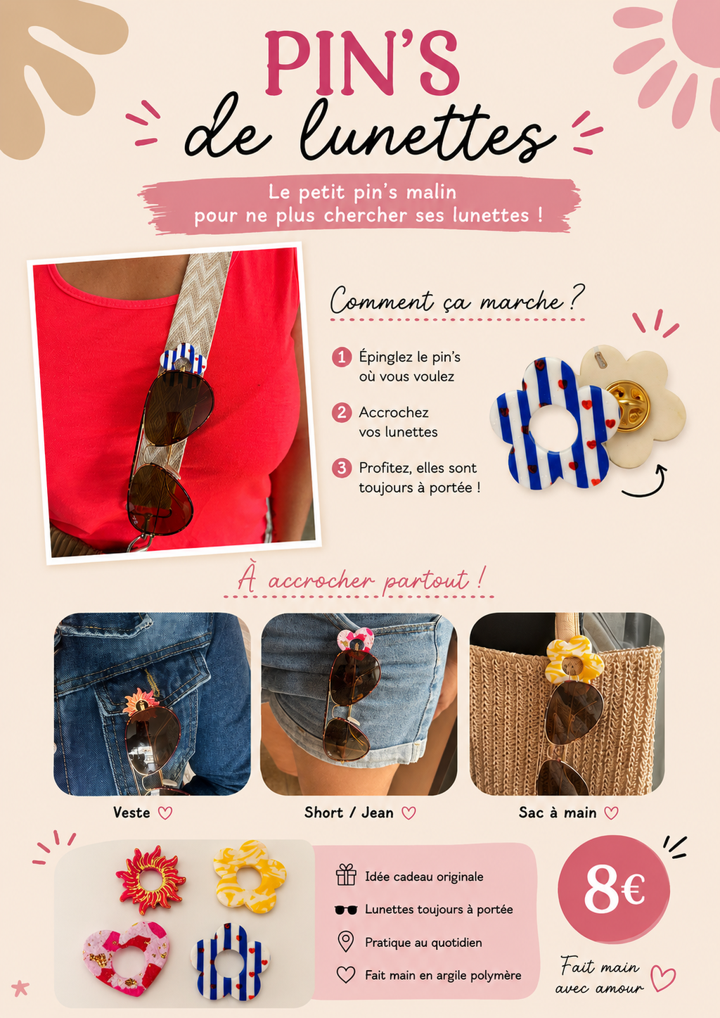 Pin’s lunettes