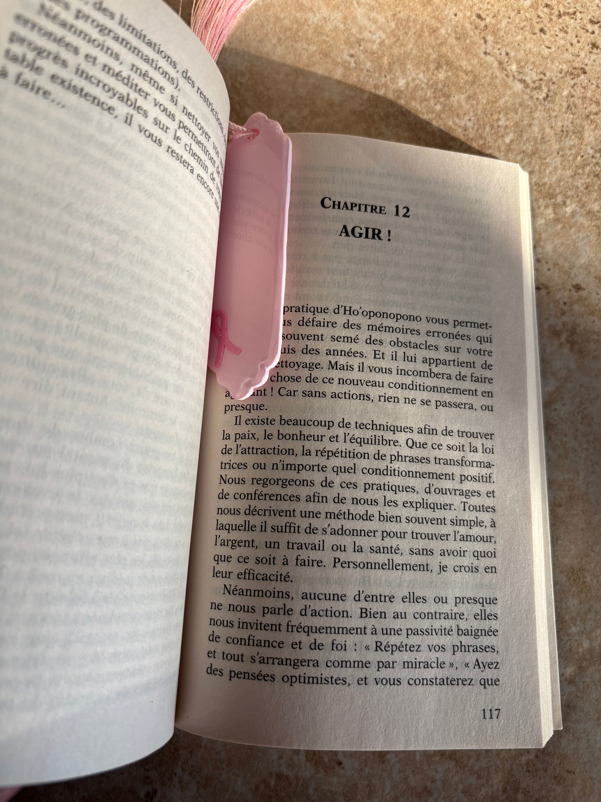 Marque-page octobre rose